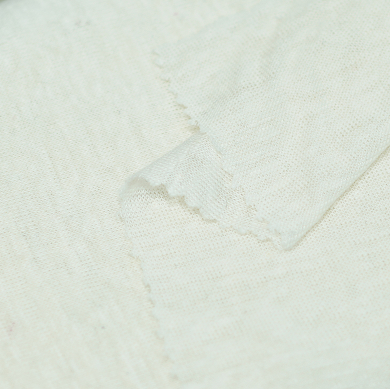 L3193#Pure linen knitted sweat fabric