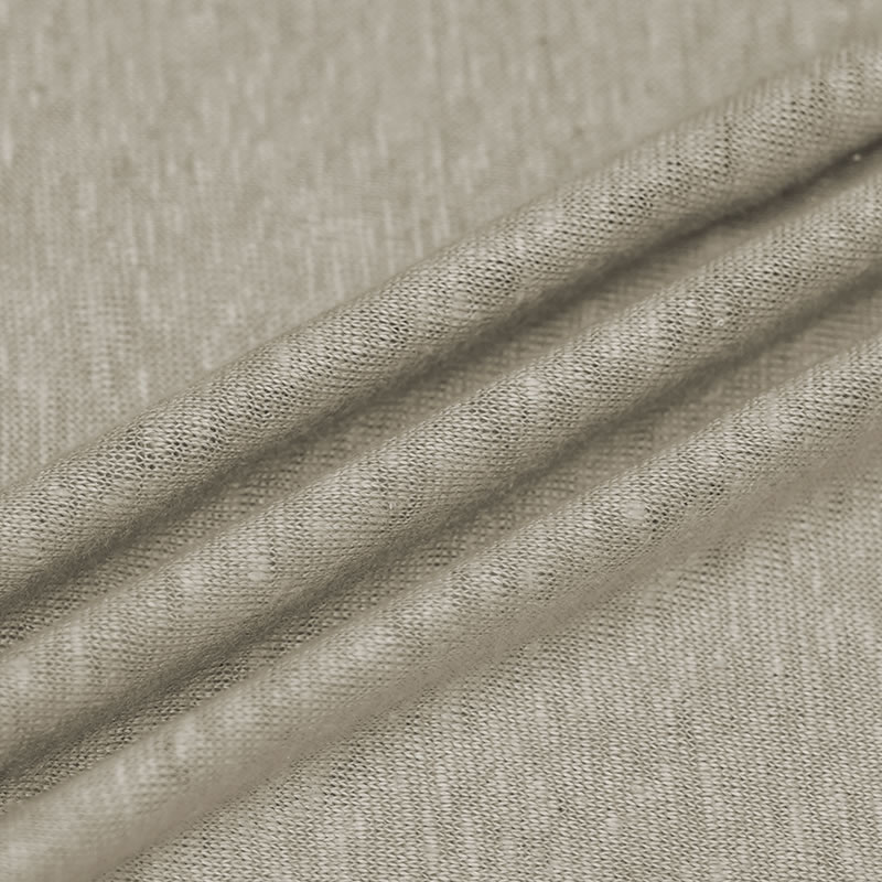 L3193#Pure linen knitted sweat fabric
