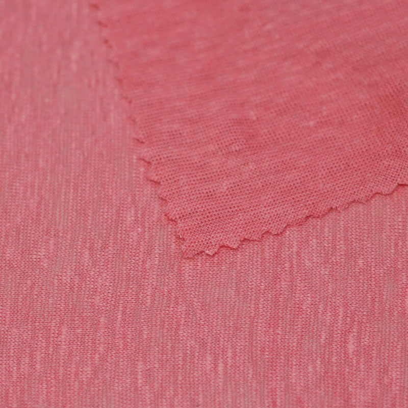L7899#Pure linen knitted sweat fabric