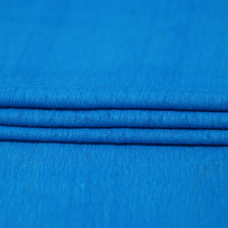 L7899#Pure linen knitted sweat fabric